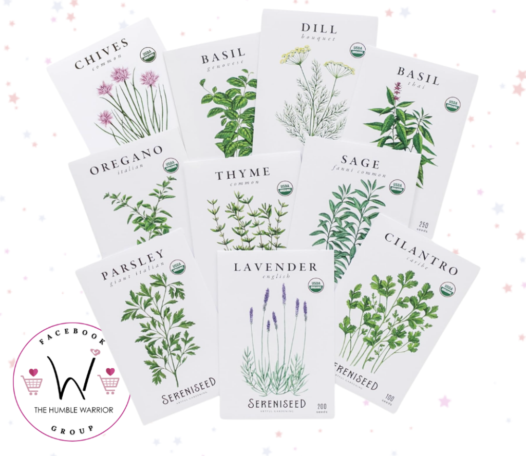 The Sereniseed Certified Organic Herb Seed Starter Kit!